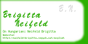brigitta neifeld business card